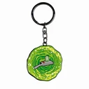 Μπρελόκ Rick and Morty - Portal Gun Μεταλλικό (Abysse)