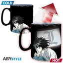 Abysse: Κούπα Heat Change Death Note - Kira & L (460 ml)