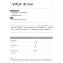 Beal Virus Standard Δυναμικό Σχοινί Ορειβασίας 10 mm, 70 m, Πράσινο