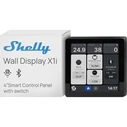 Shelly Χωνευτός Διακόπτης Τοίχου με Οθόνη Αφής Wi‑Fi Μαύρος