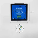 Shelly Wall Display X1i Silver - In‑wall Touch Wall Switch Display 4" (Wi‑Fi, Bluetooth)