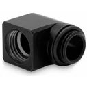 EK Water Blocks EK-Torque Micro Rotary 90° G1/4" Male to G1/4" Female Adapter - Swivel, Black