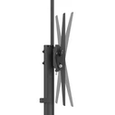 SBOX Βάση Δαπέδου TV Κινητή 37 70 Μαύρη με VESA 600x400