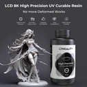 3D Printer Resin Creality LCD 8K High Precision UV Curable - Grey (3302190003 gray)