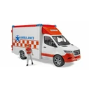 Bruder MB Sprinter Ασθενοφόρο με Οδηγό 1:16 (κόκκινο/λευκό)