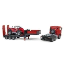 Bruder MAN TGA με Χαμηλό Φορτωτή και Manitou MLT 633 Τηλεσκοπικός Φορτωτής 1:16 - Ηλικία 3+