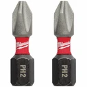 Milwaukee Σετ 2 Μύτες Κατσαβιδιού Σταυρός Shockwave 4932430852
