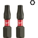 Milwaukee Σετ 2 Μύτες Κατσαβιδιού Torx / Αστέρι Torx SHOCKWAVE 4932430874