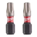 Milwaukee Σετ 2 Μύτες Κατσαβιδιού Torx / Αστέρι Shockwave 4932430885