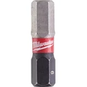 Milwaukee Σετ 2 Μύτες Κατσαβιδιού Allen SHOCKWAVE 6x25mm (Impact Duty)