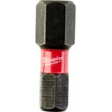 Milwaukee Σετ 2 Μύτες Κατσαβιδιού Allen Shockwave 8mm 25mm 1/4" Hex