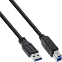 LINDY USB 3.0 Cable USB-A Male to USB-B Male, 2 m, Black