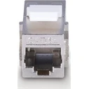 Lindy Single RJ45 Keystone Module Cat6a Silver (60188)