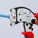 Knipex Πρέσα Ακροδεκτών με Μηχανισμό Καστάνιας (200 mm) - 97 53 18