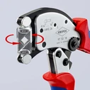 Knipex Πρέσα Ακροδεκτών με Μηχανισμό Καστάνιας (200 mm) - 97 53 18