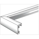 Κορνίζα Τοίχου Walther Chair 13x18 Aluminum Silver AJ318S