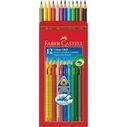 Faber Castell Colour Grip Coloured Pencils 12 Pack