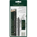 FABER-CASTELL Σετ PITT Graphite BK (7 τεμάχια)