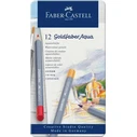 FABER-CASTELL Goldfaber Aqua Watercolour Pencils 12 in Metal Tin (Aqua.stift, SKU 441818)
