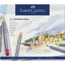 FABER-CASTELL Goldfaber Aqua Ακουαρέλα Μολύβια 24τμχ - Μεταλλική Θήκη