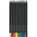 Faber Castell Coloured Pencils Black Edition 12 Pack