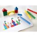 FABER-CASTELL Μαρκαδόροι Felt-tip Jumbo Πλενόμενοι 24τμχ