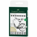 FABER-CASTELL TFS Ecco Pigment fineliner set 8 pcs (0.05/0.1/0.2/0.3/0.4/0.5/0.6/0.7 mm) Black