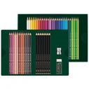 Drawing Set Faber Castell FC 210054 50 Pieces Polychromos and Pitt Graphite Matt