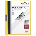 DURABLE Duraclip Original A4 Clip Folder, holds 30 sheets, yellow