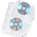DURABLE 4-CD/DVD A4 Sleeve with Protective Fleece, Pack of 5