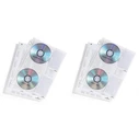 DURABLE 4-CD/DVD A4 Sleeve with Protective Fleece, Pack of 5