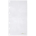 DURABLE CD sleeves for 2 CDs/DVDs, transparent, 5 pcs