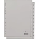 DURABLE Numbered Index Tabs A4 1-52, grey, PP full-cover (MPN 650410)