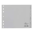 DURABLE A-Z A4 Index Dividers PP 20-piece Grey