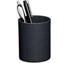 Plastic Pencil Holder Black 8x10 cm 1pc Durable (MPN 775901)