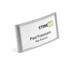 DURABLE Namenschild Classic με μαγνήτη 30x65mm, 10 τεμάχια, ασημί 🪪