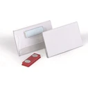 Διάφανο καρτελάκι ονόματος με μαγνήτη 40 x 75 mm, 25 τεμ. (DURABLE)