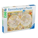 Ravensburger Παζλ World Map 1594 1500 τεμάχια