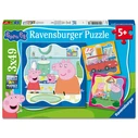 Ravensburger Puzzle Πάζλ Peppa Pig Family Firsts 3x49 τεμ