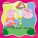 Ravensburger Puzzle Πάζλ Peppa Pig Family Firsts 3x49 τεμ