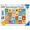 Ravensburger Παζλ Pokemon Faces XXL Puzzle 100 Τεμαχίων