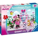 Ravensburger Disney Jr Παζλ Δαπέδου Giant Floor Puzzle Minnies Bow Toons Pet Hotel Minnies Favourites 24 τεμάχια