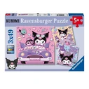 Ravensburger Puzzle Kuromi on Tour 3x49pcs