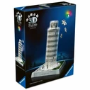 Ravensburger 3D Puzzle 3D Iconics Leaning Tower of Pisa Night Edition 216 Pieces