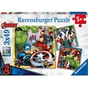 Ravensburger Puzzle Marvel The Mighty Avengers 3x49pcs 8040