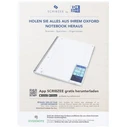 Oxford Collegeblock A4+ 220 x 295 mm, 80 Sheets, Ruled (Lined), White, Right Margin
