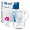 BRITA Marella Κανάτα Φίλτρου 2.4L Λευκή + 2 Φίλτρα MAXTRA PRO