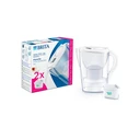 BRITA Marella Κανάτα Φίλτρου 2.4L Λευκή + 2 Φίλτρα MAXTRA PRO