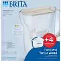 Brita Style Essential Plastic Water Filter Pitcher Jug 2.4 L (4 pcs)