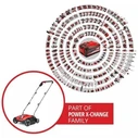 Einhell GC-SC 18/28 Li-Solo Cordless Scarifier / Dethatcher (Power X-Change, battery sold separately)